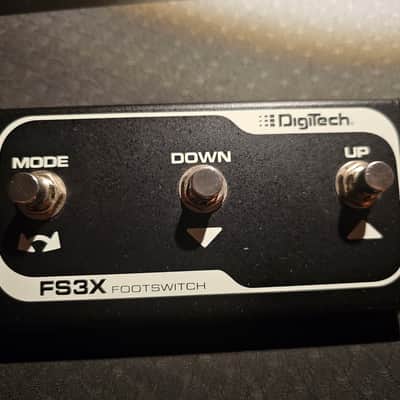 DigiTech FS3X 3 Button Footswitch 2005 - Present - Black image 1