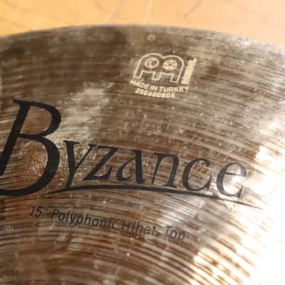 Meinl Byzance 15" Polyphonic Hi Hat Cymbals Brilliant image 13