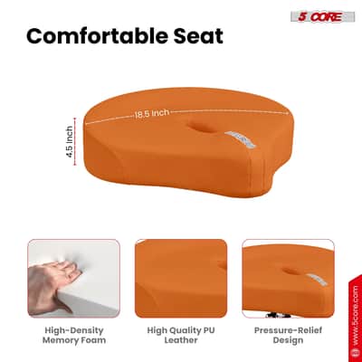 5 Core Drum Throne w 4.5" Padded Stool Adjustable Drummer Chair image 4