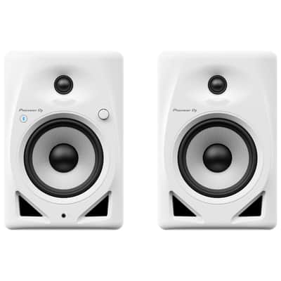 Audio-Technica AT-LP60XBT-BK Fully Automatic Wireless Bluetooth Turntable with Pioneer DJ DM-50D-BT-W 5-Inch White Powered Bluetooth Monitors (Pair) and Hosa CRA-204 13.1-Foot Dual RCA Cable image 5