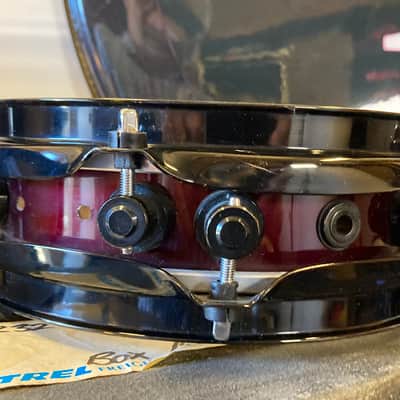 Terry Bozzio's DW - 8" Collector's Series Piccolo Tom - Purple Satin Oil - "Gb/F#". Autographed! image 8