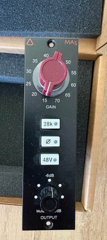 Avedis Audio Electronics MA5 500 Series Mic Preamp Module 2010s - Black image 1
