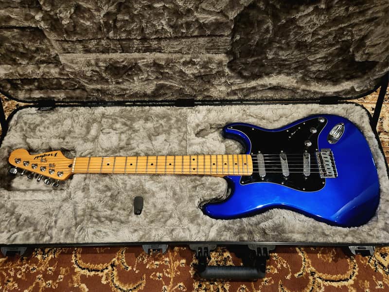 Westfield Stratocaster with David Gilmour Pickguard and Genuine Fender Hard Case image 1