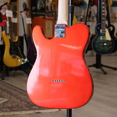 Fender Custom Shop '63 Telecaster Deluxe Closet Classic - AAA Rosewood Fingerboard, Melon Candy Red image 14