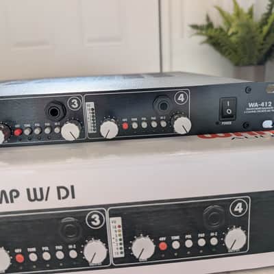 Warm Audio WA-412 4-Channel Mic Preamp 2016 - Present - Black image 4