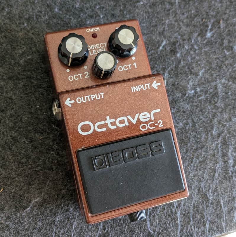 Boss OC-2 Octaver (Black Label) 1982 - 1984 - Brown image 1