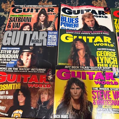 21 Guitar world Magazines - 1990-1993 image 2