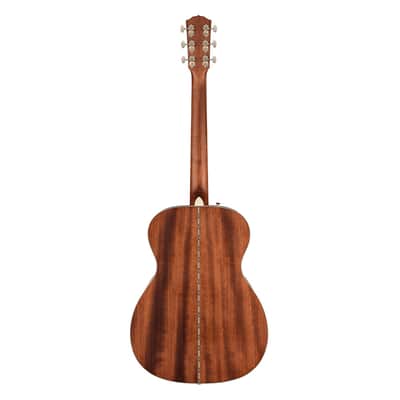 Fender PO-220E Orchestra All Mahogany w/ Case - Aged Cognac Burst image 8