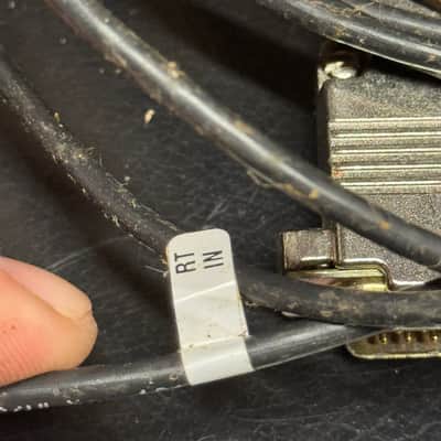 Belden DB9 to XLR Male / Female I/O Cable Snake Connector 1970's 1980's - Black image 5