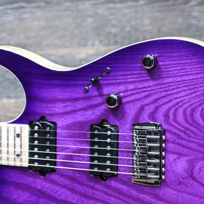 Ibanez RG652AHMFX Prestige Ash Body Nebula Green Burst Electric Guitar w/Case image 7