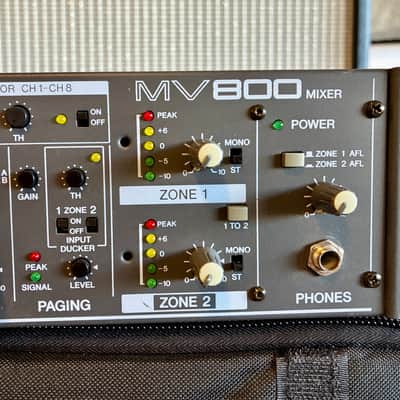 Yamaha MV800 Live Sound Mixer - 8-Channel Analog 2U Rack Mount image 4
