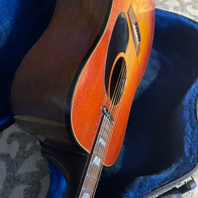 Gibson J-160E 1970 - 1979 - Sunburst image 8