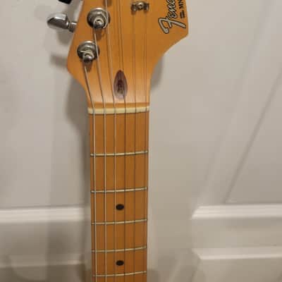 $850 Fender Stratocaster Electric Guitar - Made in Mexico - Two-Colour Sunburst image 4
