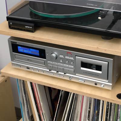 Teac: AD-850 Cassette Player / CD Player / USB Recorder (AD850SES) - Silver image 1