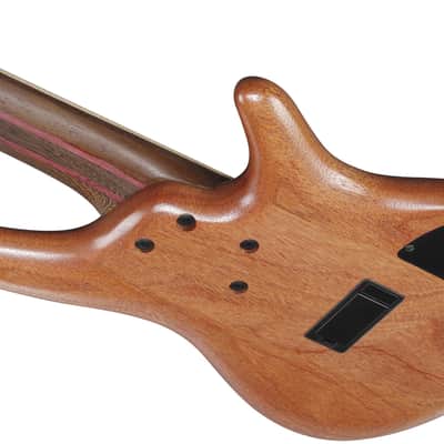 Ibanez Premium SR5FMDX2 5 string Bass Guitar, Natural Low Gloss image 7