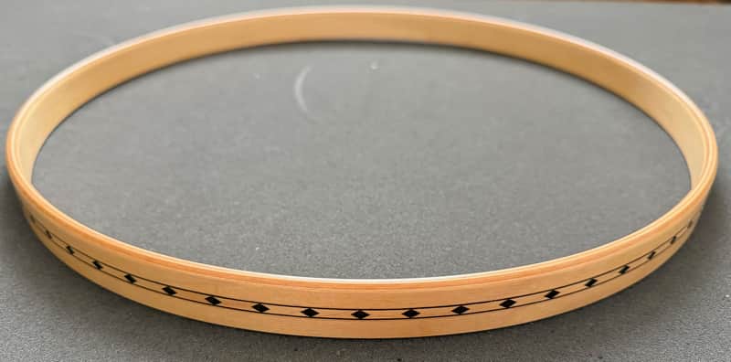 Craviotto 16" Wood Hoop with Maple Inlay image 1