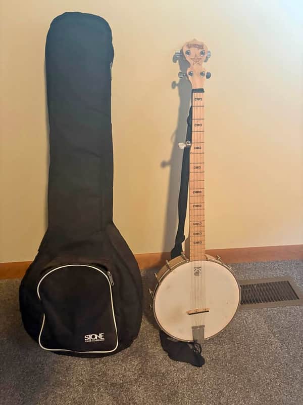 Deering Goodtime 5 String Openback Banjo 2010s - Natural image 1