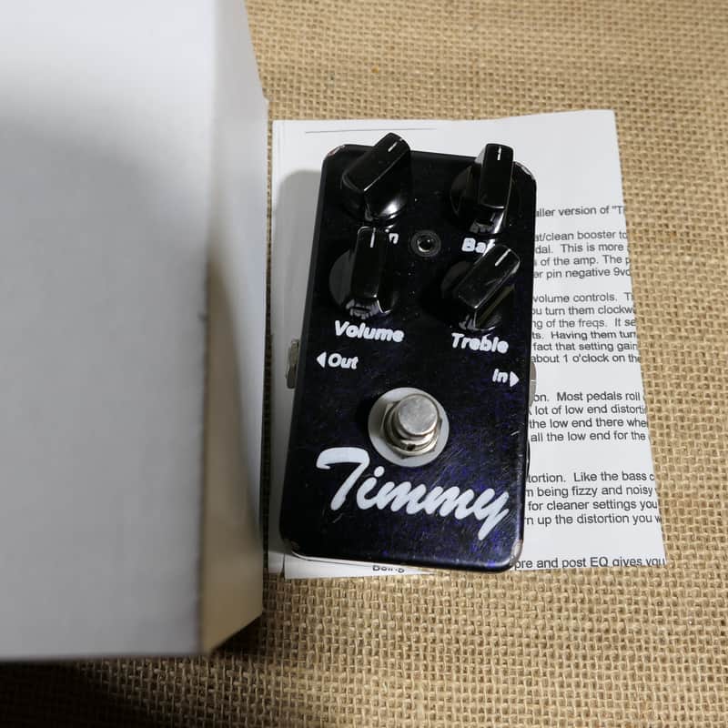 Paul Cochrane Timmy Overdrive V1 Breadboard Effect Pedal Same Day Shipping #DC02 image 1