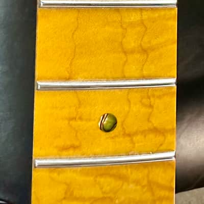 Warmoth 5A Flame Maple SRV Stratocaster Neck image 3