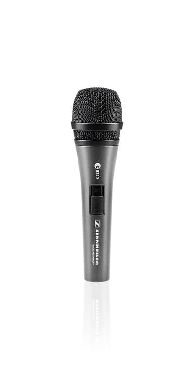 Sennheiser Pro Audio Sennheiser Professional E 835-S Dynamic Cardioid Vocal Microphone with On/Off Switch image 1