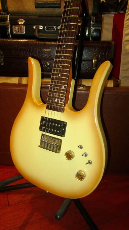 1981 Hondo Longhorn Burst w/ Original Case image 1