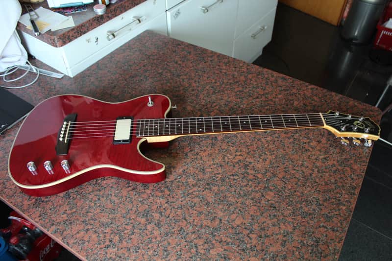 1994 Guild Crossroads CR-01 Trans Red USA Rare #75 of 97 Very Good Condition w/ OHSC image 1