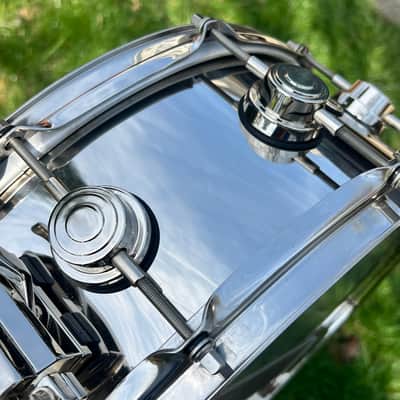 DW Collector's Series Stainless Steel 5.5x14" Snare Drum w/ Nickel Hardware image 16