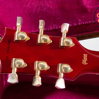 2015 Gibson Custom Shop Les Paul Custom Figured Trans Red w/ OHSC & COA image 7