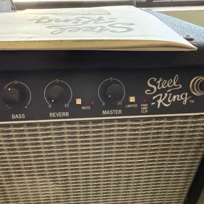 Fender Steel-King 200-Watt 1x15" Solid State Guitar Combo 2004 - 2008 - Black image 3