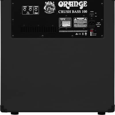 Orange Crush Bass 100 Bass Combo Amplifier, 100W, Black image 3