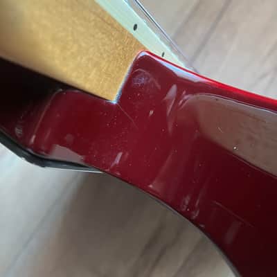 Jackson DK2 FS (Firestorm) Dinky, HSS, Made in Japan, See Through Red image 7