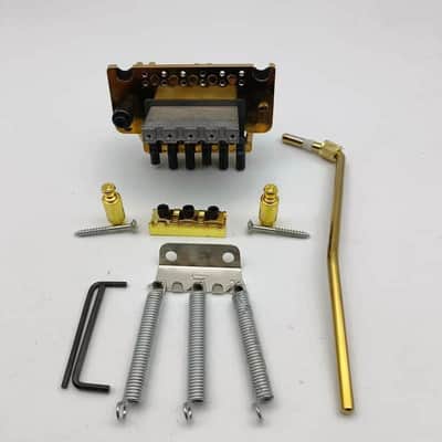 Gold Floyd Rose II Guitar Double Locking Bridge Tremolo System image 3