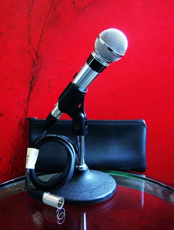 Vintage 1980's Shure 565SD Switchable Cardioid Dynamic Microphone Low Z w accessories # 7 image 1