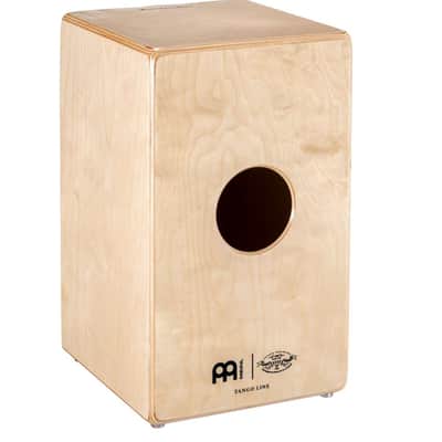 Meinl AETLLE Artisan Edition Cajon Drum, Tango Line, Light Eucalyptus Frontplate image 2