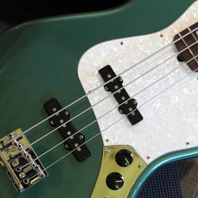 Unplayed! 2017 Fender Adam Clayton Jazz Bass Electric Bass Sherwood Metallic Green + OHSC image 5
