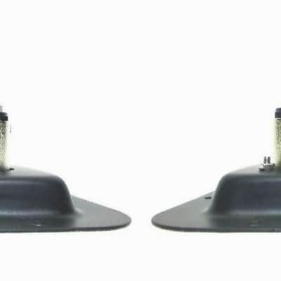 LASE (2)Two Metal Speaker Jack Plates with Locking (1/4") Female Phono Connectors image 3