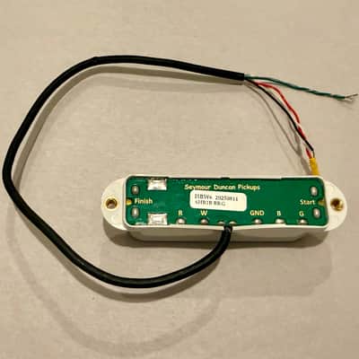 Seymour Duncan - SHR-1b Hot Rails, Bridge - White image 3
