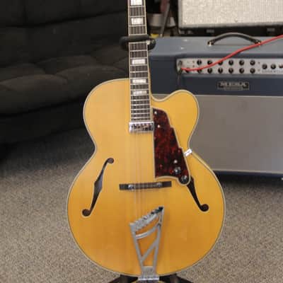 D'Angelico Premier EXL-1 Hollow Body Archtop 2022 - Present - Satin Honey Blonde image 2