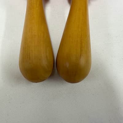 6" Mini Maracas, Wooden, 6" x 2", Mid-East MARR, Painted Red - NEW image 8