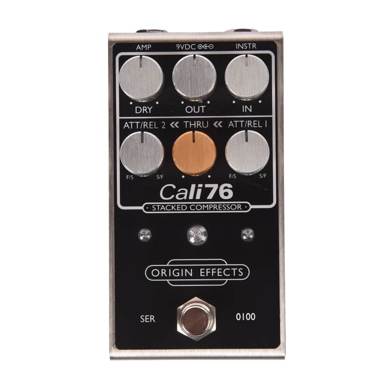 Origin FX Cali76 Stacked Compressor Pedal Black image 1