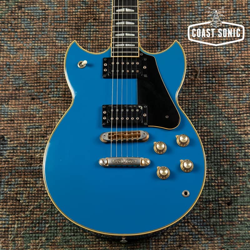 Rare! 1980 Yamaha SG2000 Limited Edition Masayoshi Takanaka Lagoon Blue Made in Japan neck trough image 1