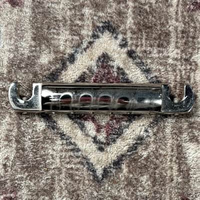 1950s Gibson Wrap Around Bridge / Tailpiece Vintage Nickel Lightweight Aluminum for Les Paul SG Special Junior Jr Epiphone Coronet Olympic! image 1