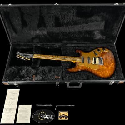 2025 Knaggs Larry Mitchell Signature Severn Tier 1 Flame Top Gloss ~ Aged Scotch image 12