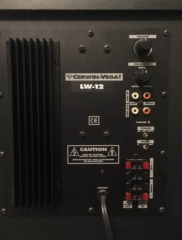 CERWIN-VEGA LW-12 サブウーファー美品 Cerwin Vega SL-12 OEM 12″ Woofer # WOFH122013 | Midwest Speaker Repair