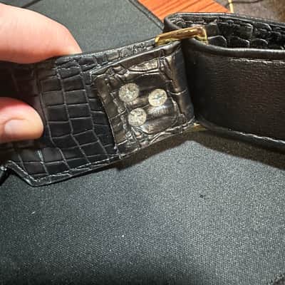 Steel Weather Vegan Leather Spiked Guitar Strap image 19