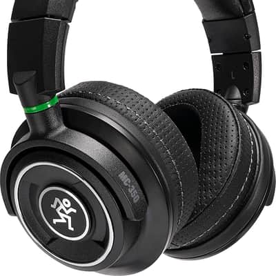 Mint Mackie MC-350 MC Series Professional Monitoring Closed-Back Headphones with Leather Headband image 2