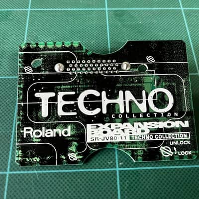 Roland SR-JV80-11 Techno Collection Expansion Board 1990s - Green image 1