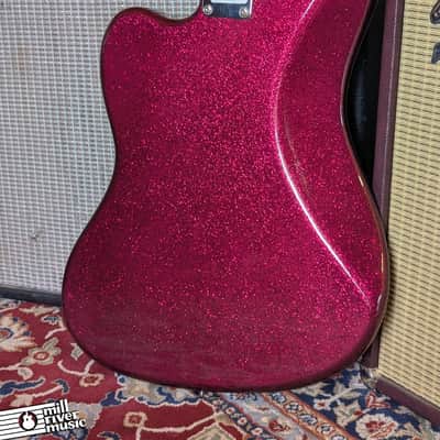 Fender J Mascis Jazzmaster 2009– Purple Sparkle – CIJ – Gig Bag – Used Excellent image 4