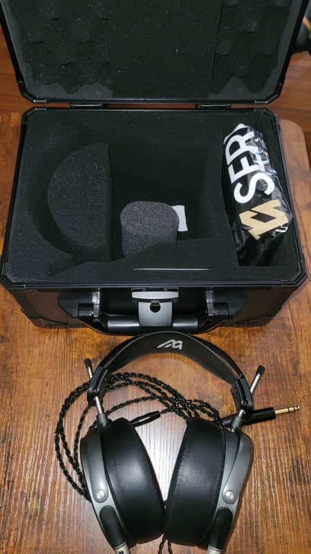 Audeze MM-500 Open Back Planar Magnetic Headphones - 18 Ohms 2022 - Present - Black image 1