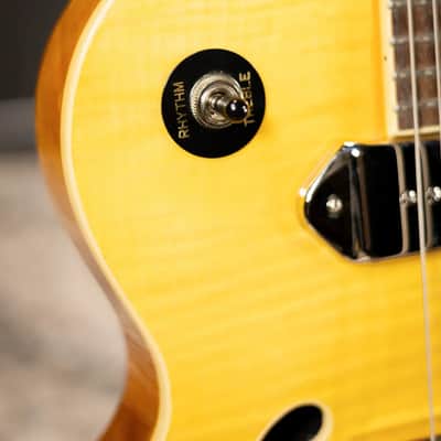 Epiphone Wildkat Semi-Hollow Electric Guitar - Antique Natural with Hardshell Case - Used image 9